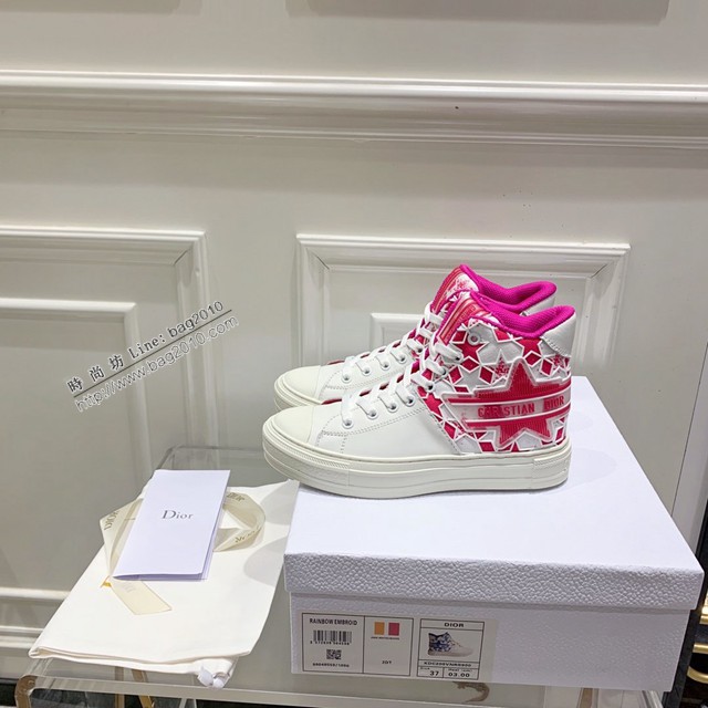 Dior迪奧2022新色Walk’n’Dior運動鞋休閒時尚高幫鞋 dx3167